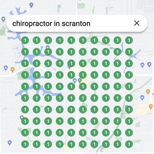 Ranking #1 as a chiropractor in Scranton on Google Maps