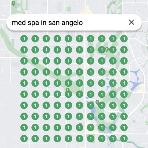 Ranking #1 as a Med Spa in San Angelo on Google Maps