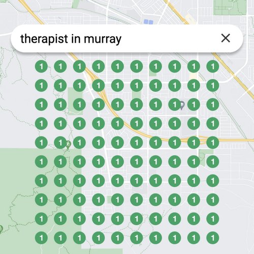 Ranking #1 as a therapist on Google Maps in Murray