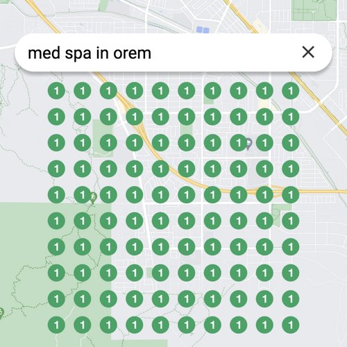 Ranking #1 as a Med Spa in Orem on Google Maps